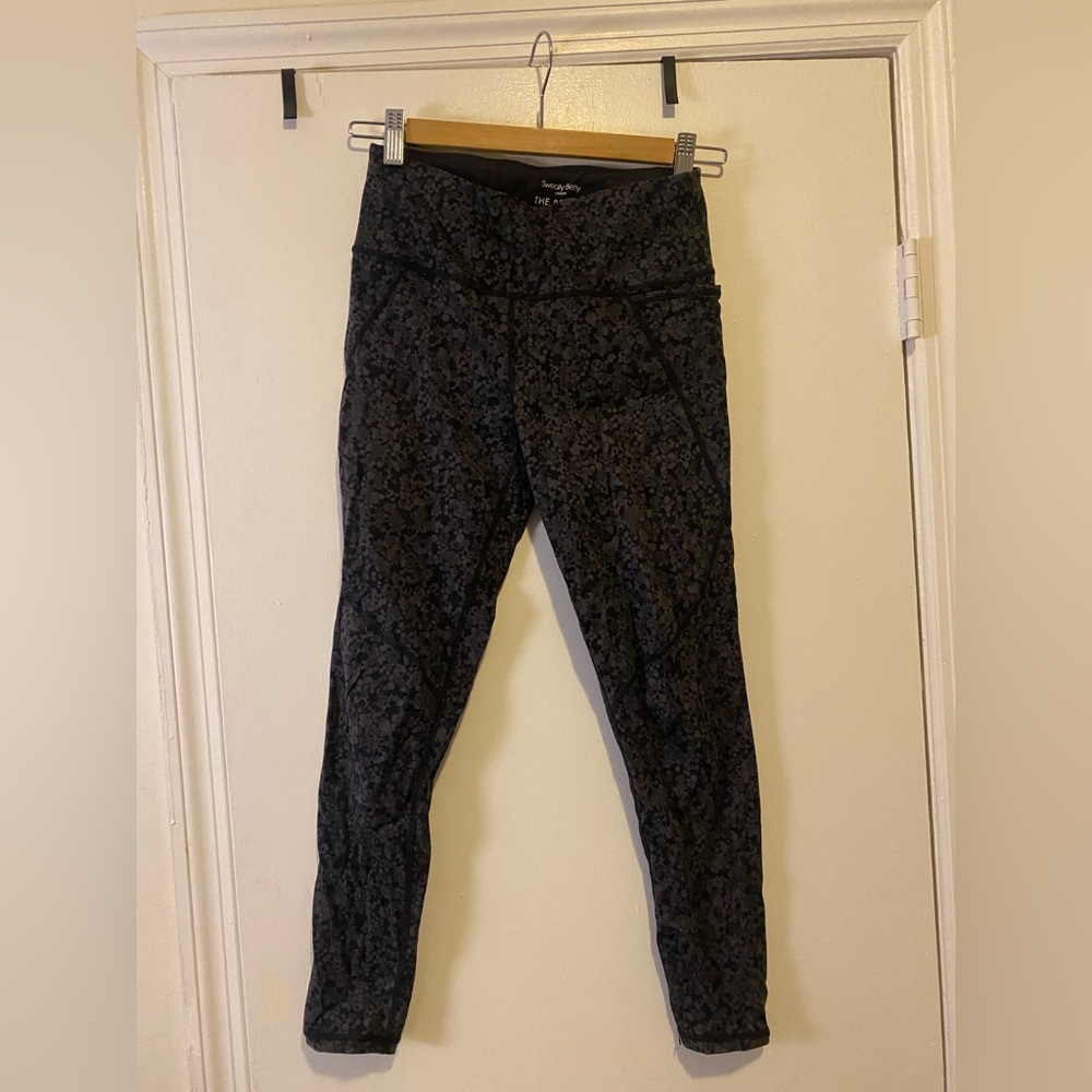 Sweaty Betty Dot Grey Black Leggings